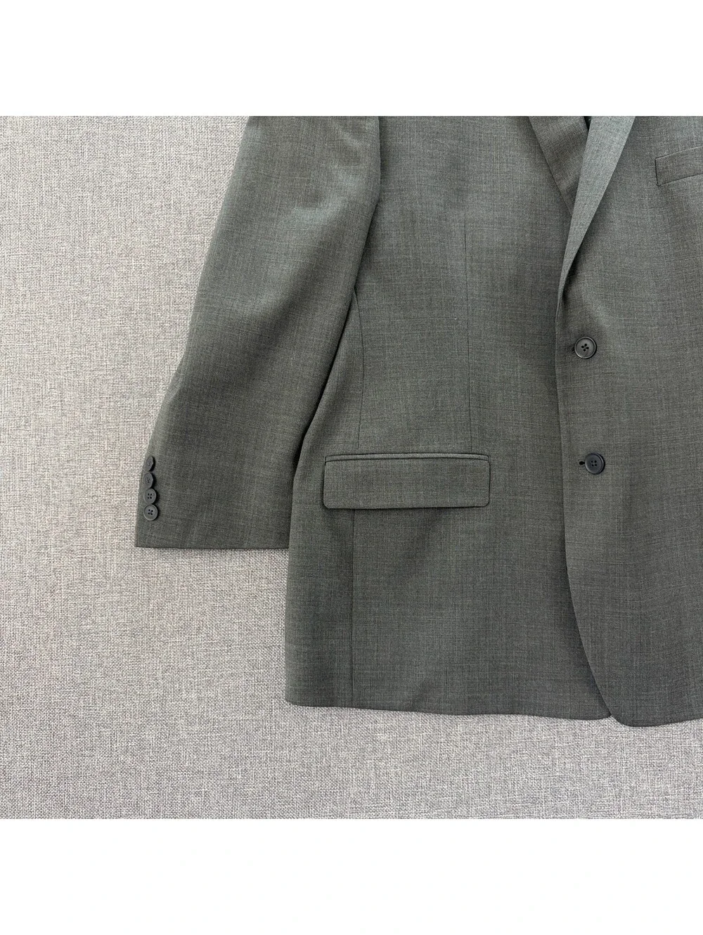 Collection by Michael Strahan 52R Gray Sport Coat Blazer Wool Blend Classic Fit